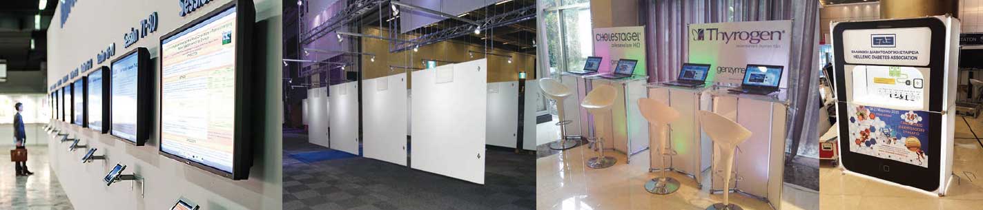 POSTER BOARDS - INTERNET CORNERS - CHARGING STATIONS